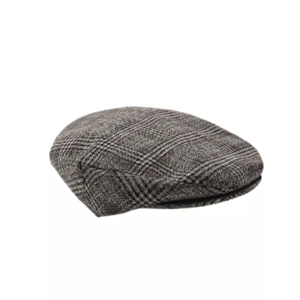 Zara Classic Wool Plaid Flat Cap - Size Small - NWT - Picture 3 of 5